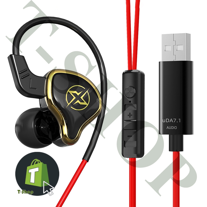 Tai nghe gaming chân USB (có Mic) dành cho PC, laptop