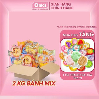 Thùng bánh mix Đài Loan 2kg nhiều vị 25-33 ONICI