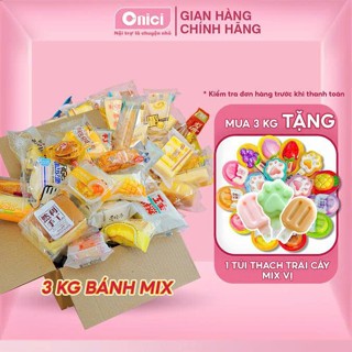 Thùng bánh mix Đài Loan 3kg nhiều vị 28-40 cái Bếp Của Mẹ ONICI