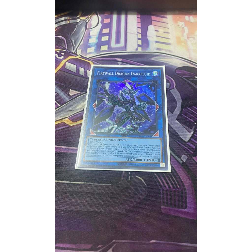 (Yugioh Shop Cực rẻ) Thẻ bài CR08-AE098 Firewall Dragon Darkfluid (SR)