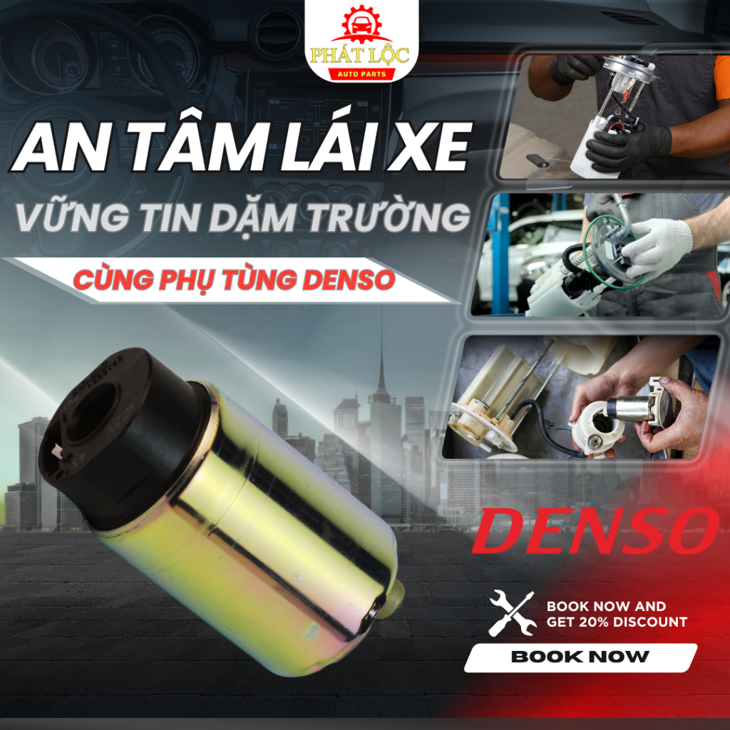 Bơm nhiên liệu, bơm xăng Altis 2014-2022,Vios , Corolla 2014-2022 ( Denso chính hãng)