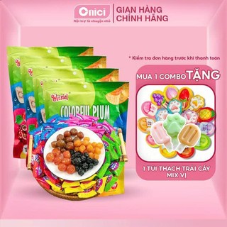  Combo 3 - 4 bịch Ô Mai mix vị Colorful Plum siêu ngon ONICI 