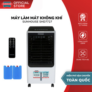  Quạt Điều Hòa Hơi Nước Sunhouse SHD7727 - Máy Làm Mát Không Khí Dung Tích 40L Bảo Hành 12 Tháng 