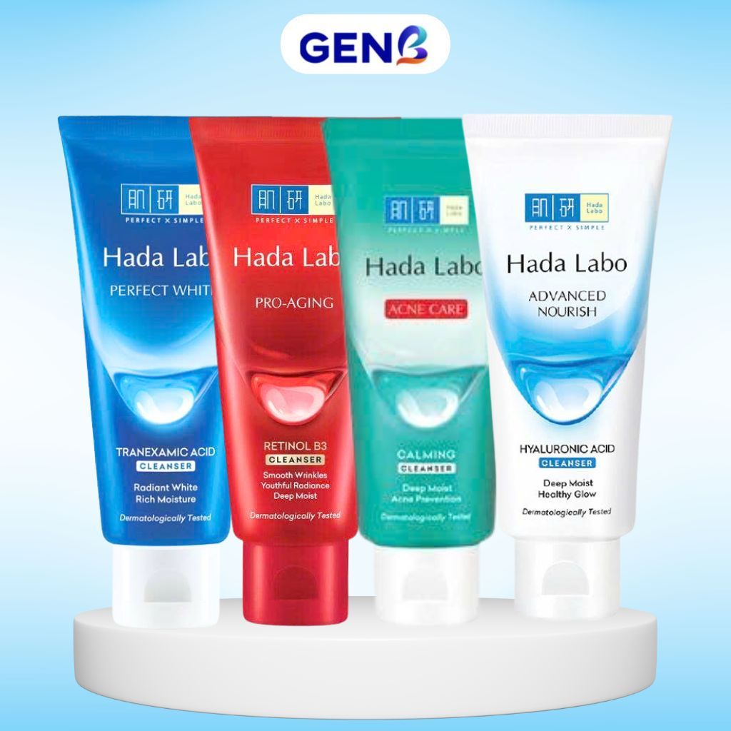 Sữa Rửa Mặt Hada Labo CHÍNH HÃNG Chăm Sóc Cấp Ẩm/Dưỡng Trắng Da/Chống Lão Hóa Rohto NHẬT Srm Hadalab