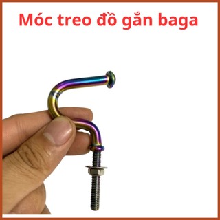Móc treo đồ xe máy xe điện inox bền đẹp dễ lắp đặt