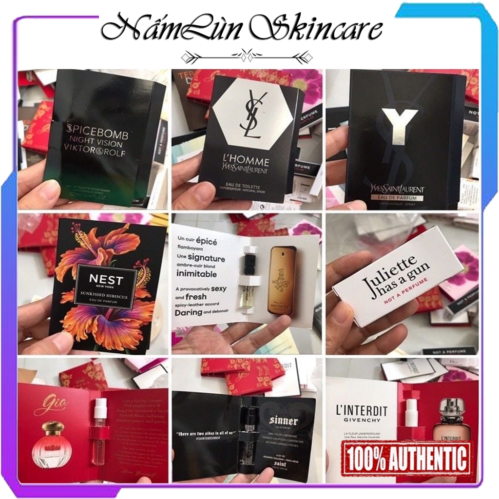 Mini Vial Mẫu Thử Nước Hoa Chính Hãng Các Loại Bill Sephora US