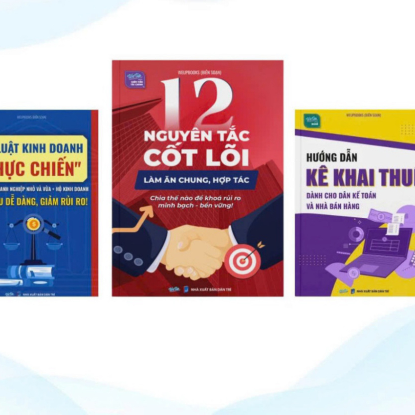 Sách -12 Nguyên tắc cốt lõi hợp tác làm ăn chung, Hướng dẫn kê khai thuế, A-Z Luật kinh doanh