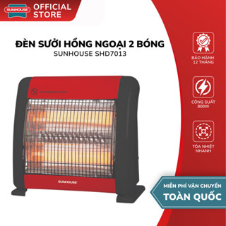  Máy Sưởi Điện Hồng Ngoại Sunhouse SHD7013 - Công Suất 800W  Thiết Kế Nhỏ Gọn  Tỏa Nhiệt Đều 