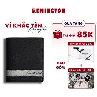 Ví nam khắc tên theo yêu cầu Remington Cosmos đứng fullbox làm quà tặng cho người yêu crush hoặc bố