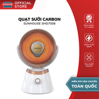  Quạt Sưởi Carbon Sunhouse SHD7008 - Công Suất 800W  2 Chế Độ Sưởi 4 Chiều Quay  Bảo Hành 12 Tháng 