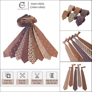 Cà Vạt Nam 8cm Lụa Cao Cấp – Mềm Mịn, Không Nhăn, Dễ Giặt – Phong Cách Công Sở, Vest, Cưới Hỏi (CVN8-L22)