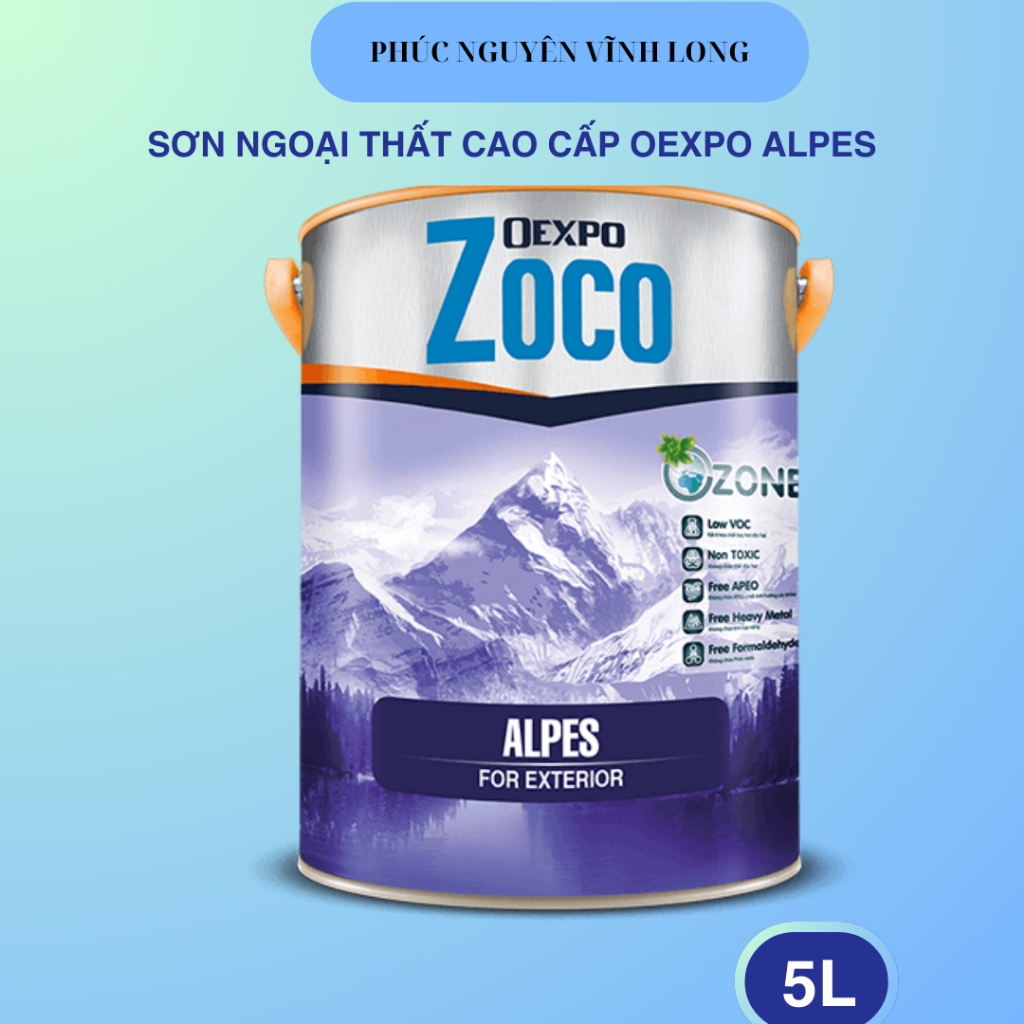 Sơn Ngoại Thất Cao Cấp Oexpo Alpes [Chính Hãng]