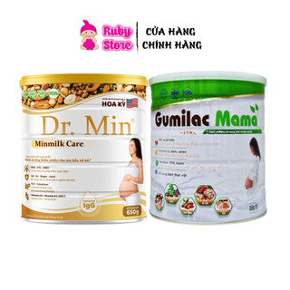  Sữa hạt bầu Gumilac mama lon 650g - Đầy đủ dinh dưỡng cho mẹ bầu 