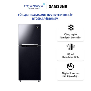 Tủ Lạnh Samsung Inverter 208 Lít RT20HAR8DBU/SV - Khử Mùi Than Hoạt Tính - Bảo Hành 24 Tháng