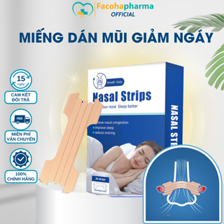  Miếng dán giảm ngáy hộp 30 miếng giải pháp cho giấc ngủ ngon giảm ngáy hiệu quả 