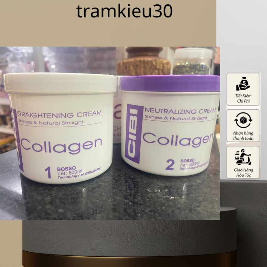 Thuốc duỗi Collagen Cibi 500m x2 siêu thẳng