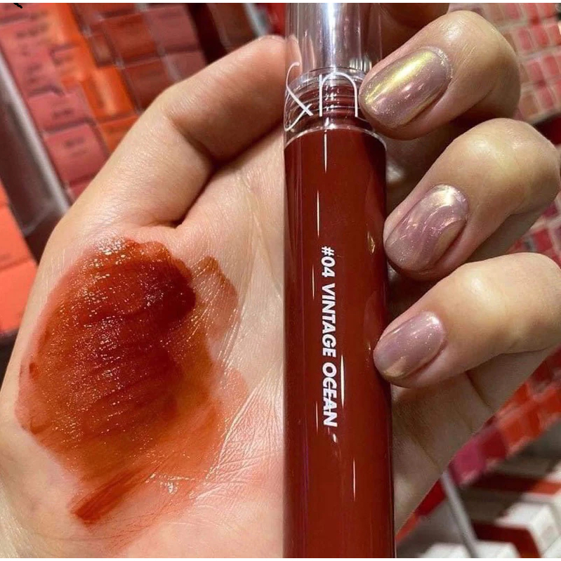  Son Tint Bóng Romand Glasting Water Tint - Màu 04 #Vintage Ocean 14 15 16 17 