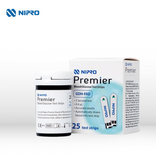  Que Test Đường Huyết Nipro Chính Hãng  Mua 2 tặng 1  - Hộp 25 Que - Cho Kết Quả Nhanh & Chính Xác 
