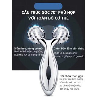 ✅ Cây lăn mặt 3D massage mặt