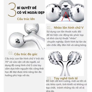 ✅ Cây lăn mặt 3D massage mặt