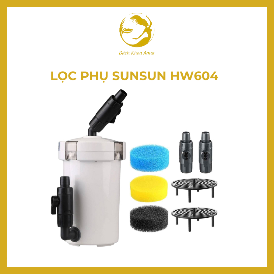 Lọc phụ Sunsun HW-604 cho bể cá