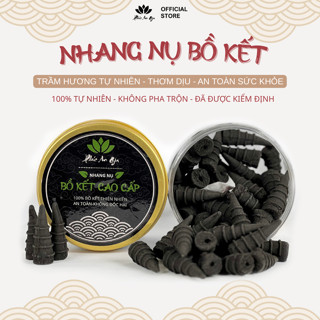  Nhang Nụ Bồ Kết Tự Nhiên 50 Nụ Hộp – Nụ Trầm Hương Khói Ngược Không Hóa Chất Cháy Lâu 45 Phút 