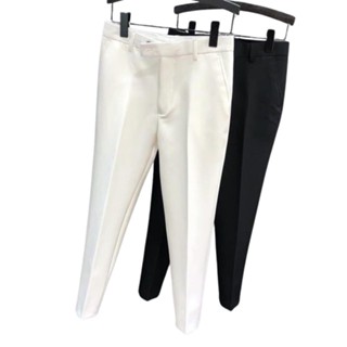 [Hàng VNXK] Quần tây âu nam quần baggy nam vải tuyết Hàn dày co giãn không bai màu không xù ống côn dáng Hàn Quốc