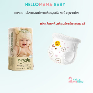  Tã Bỉm Quần Hipgig đủ size M-7XL  50 miếng  ✔️ Siêu mỏng  Bo mông ôm khít ✔️ Thấm hút tốt ✔️ Vạch báo đầy tã 