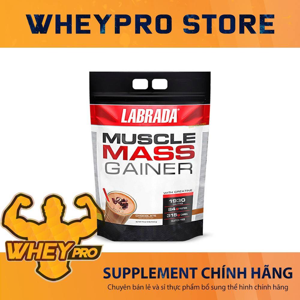 Muscle Mass Gainer Labrada - Thực Phẩm Bổ Sung 12LBS