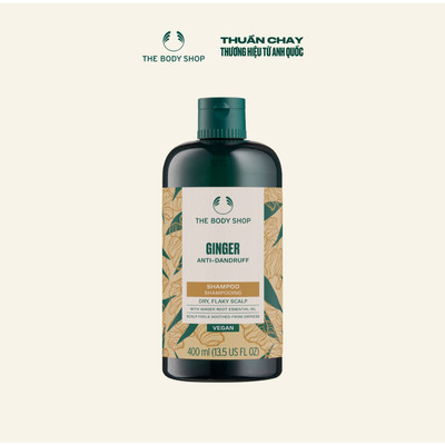 [Livestream] Dầu Gội Gừng Cho Tóc Khô Gàu Ginger Scalp Care Shampoo 400ml The Body Shop