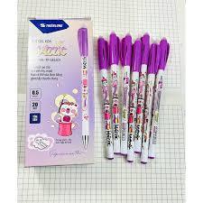  Combo 20 Bút gel Thiên Long xóa được TP-GELE01 ngòi 0.5m xanh đen tím bút mực gel xoá được viết trơn có gôm trên nắp 