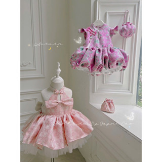   HÀNG CHÍNH CHỦ LOẠI 1  VÁY GẤM CỔ YẾM TẶNG KÈM TÚI CHO BÉ GÁI ĐI TIỆC SIÊU SANG   VÁY GẤM TRUNG THU & TẾT CHO BÉ GÁI 