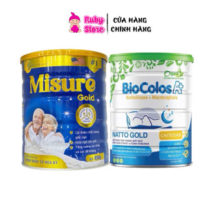  Sữa ngủ ngon Misure Gold lon 850g chính hãng- Cải thiện giấc ngủ bổ sung dưỡng chất 