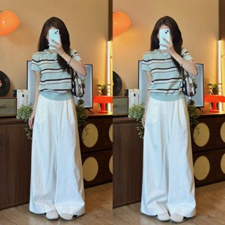 (ẢNH OLDSCHOOL) Quần thô suông nữ GẤU TO ống rộng chun sau QC1621