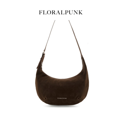 Túi Xách Floralpunk Brooklyn Slouchy Bag - Suede Brown