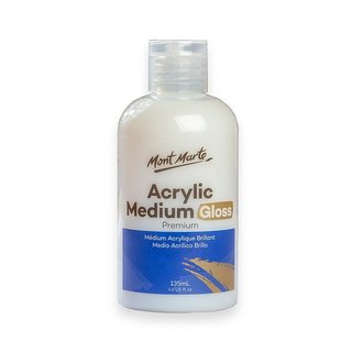 Dung dịch pha màu Acrylic - Gloss Mont marte (Phủ bóng đất sét)