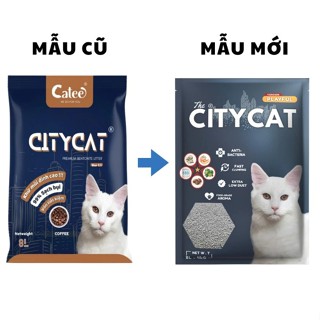  Cát Vệ Sinh Cho Mèo CityCat Cát Đất Sét Ít Bụi 8L 