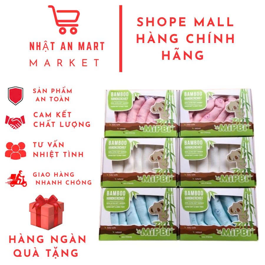 KHĂN SỮA MIPBi 100% Sợi Tre SiÊU MỀm