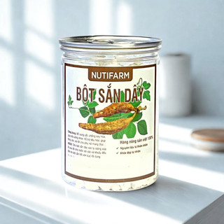  Bột sắn dây nguyên chất NutiFarm 420gr loại đặc biệt không pha bột mì đặc sản đà lạt 