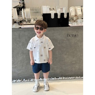 Bernie set polo hoạ tiết in tràn summer 1-7 tuổi T0724B31