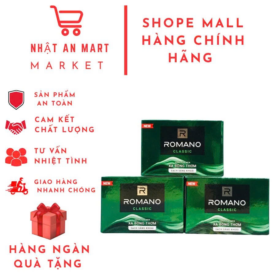 Xà Phòng Thơm Romano Classic 90G
