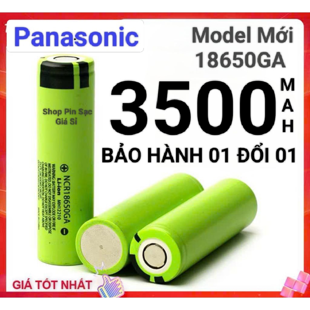 Pin 18650 GA PANASONIC 3500mah Chính Hãng