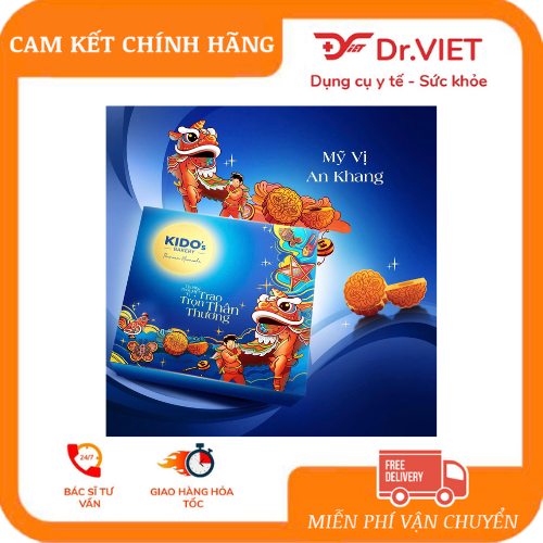 BÁNH TRUNG THU KIDO HỘP MỸ VỊ AN KHANG - XANH