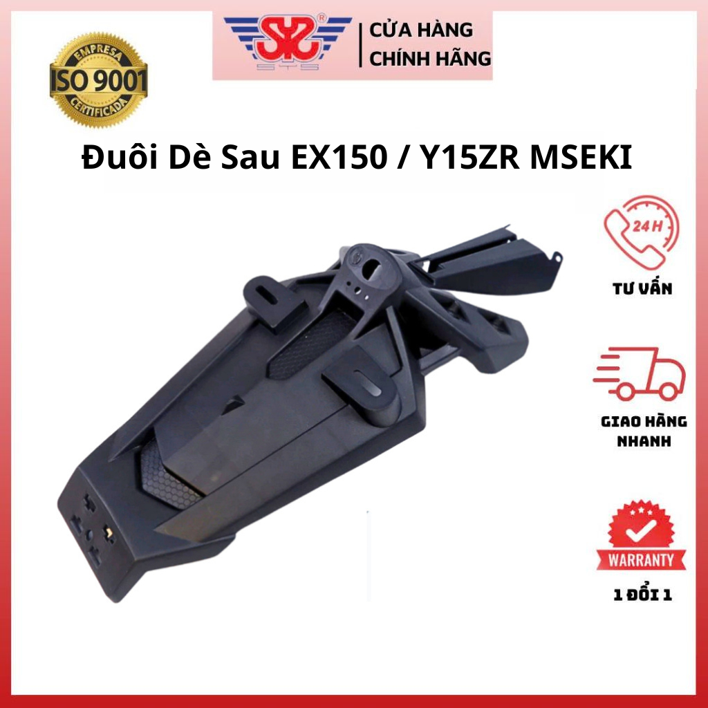 Chắn bùn sau Exciter 150 | Dè sau sau Y15ZR, Y15 chính hãng Mseki B17
