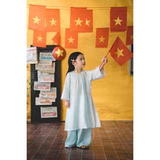  Áo dài Tiểu Hoa Viên Bé Gái - Hoa Viên Nhã Ý - Lillie & Fairies 