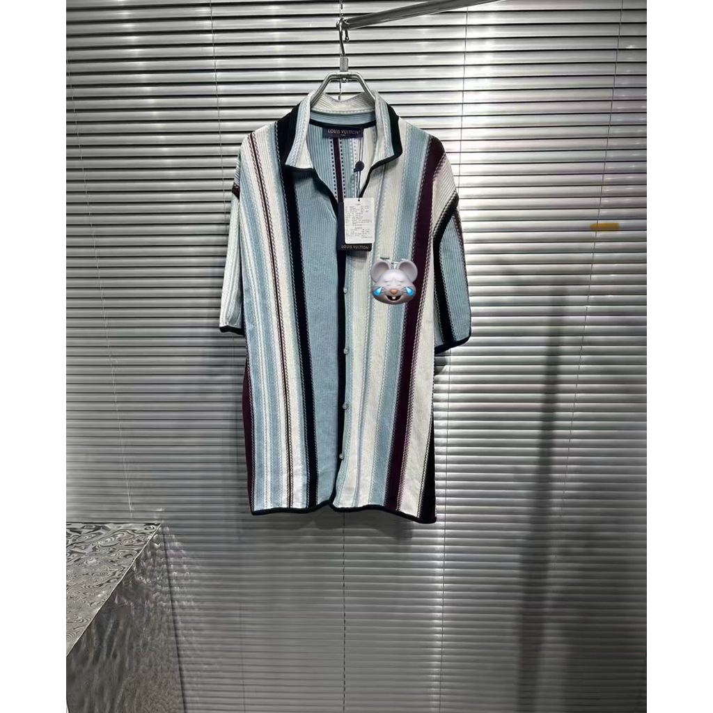 ⚡Hàng cao cấp⚡️ Áo Sơ Mi Len Nam Nữ Str1pe Shirts - Họa Tiết Cuban Sọc Màu - Hàng Loại 1 QCCC