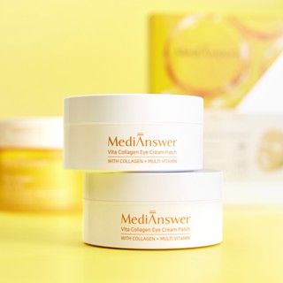 [KOL] Mặt nạ mắt collagen MediAnswer Vita Collagen Eye Cream Patch 60 miếng Tặng 1 sample toner pad