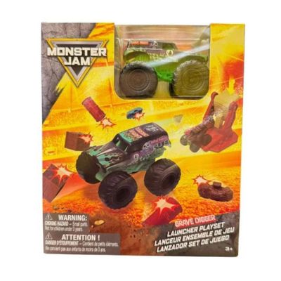 Đồ Chơi Mini Set Đường Đua Và Grave Digger 1:72 MONSTER JAM 20154810/6074604