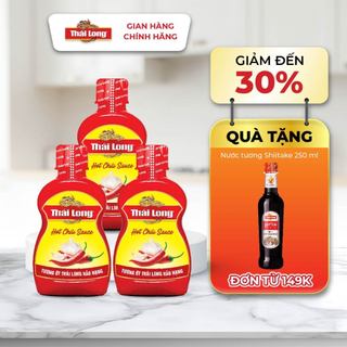 Combo 3 chai Tương Ớt Thái Long - Hảo Hạng 250gr