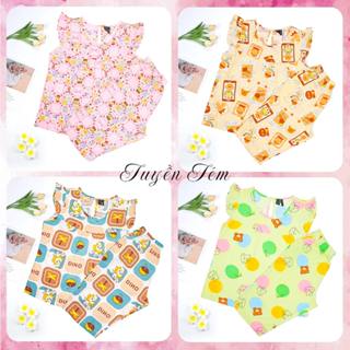  Đồ Bộ Tole Nữ Mặc Nhà Bộ Lanh Cánh Tiên Lửng Mềm Mát 40-75kg VNXK | Tuyen Tem 